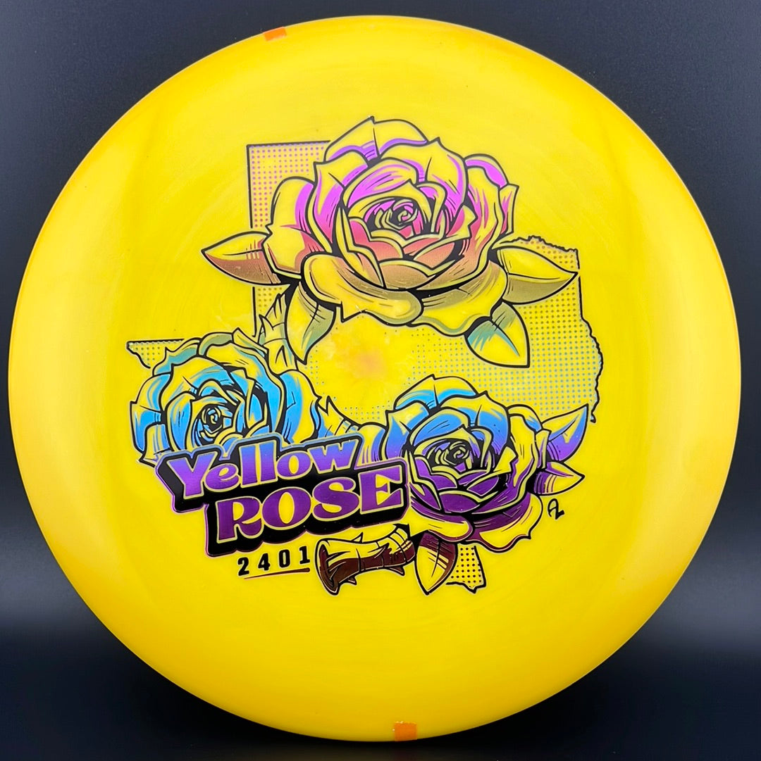 Alpha Yellow Rose - Putter de Disc Golf Première Édition