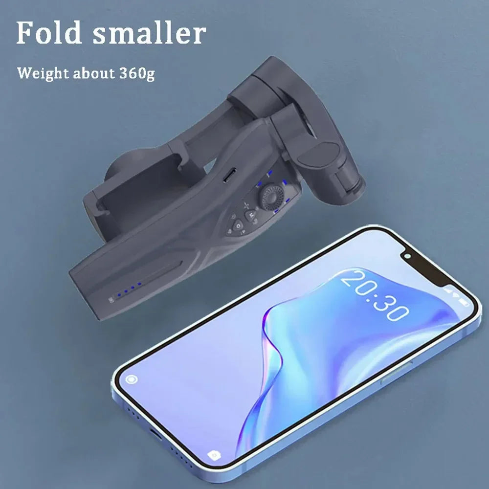 F12 mobile phone 3-axis anti shake stabilizer Tiktok live broadcast camera PTZ AI intelligent tracking face recognition - Korvel