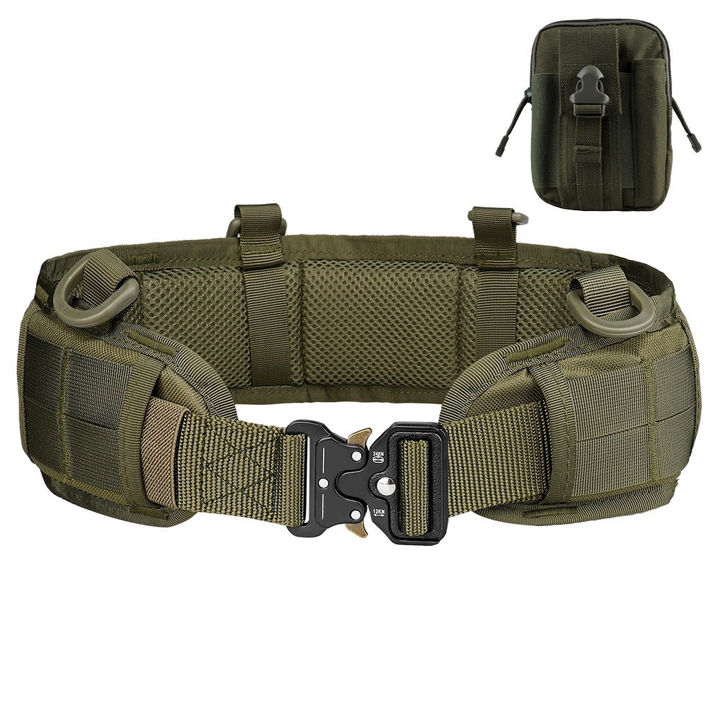 Multi Functional Quick Disassembly Tactical Belt Waist Cover Outdoor Training Cobra Belt Nylon Waist Belt Suit - Korvel