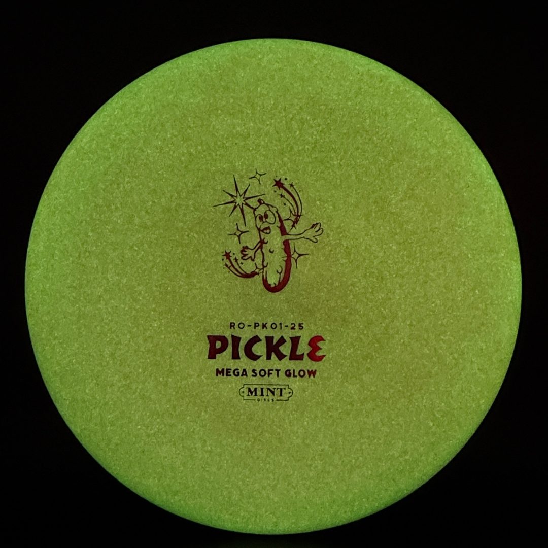 Mega Soft Glow Royal Pickle - First Run Disc Golf Disc