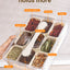 Design Sealed Snackle Storage Box With 9pcs Divider Plastic Divided Veggie Tray With Lid And Handle - Korvel