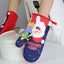 Christmas present Santa Claus insulated gloves, thickened oven gloves, kitchen baking gloves, insulated and heat-resistant gloves - Korvel