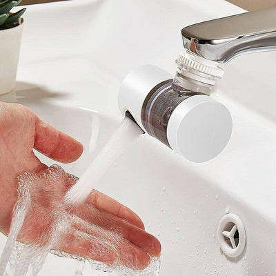 Faucet filter splash proof water purifier filter booster 720 degree rotating universal extension filter water nozzle - Korvel