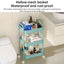 3 - tier rolling metal utility cart with wheels. Multifunctional, for kitchen, etc. Model: FRUTA - 001 1690 2090 - Korvel