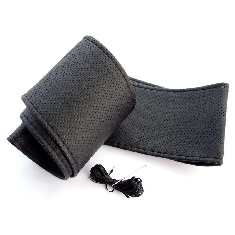 Premium Genuine Leather Steering Wheel Cover