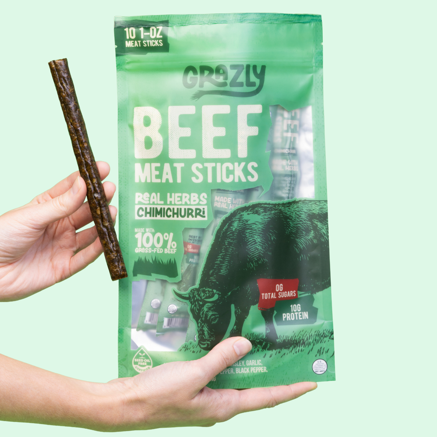 Palitos de Carne de Res Chimichurri
