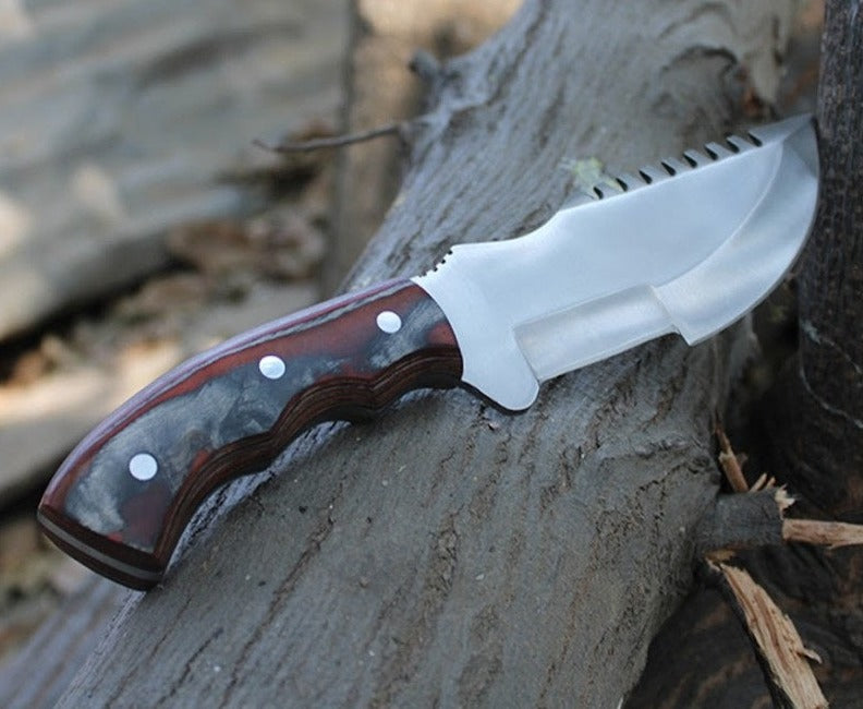 Tom Brown Tracker 2 – Premium Handmade O1 Steel Survival Knife with Unique Wood Handle - Korvel