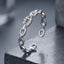 Anillo de Compromiso de Plata Esterlina 925 con Pavé de CZ