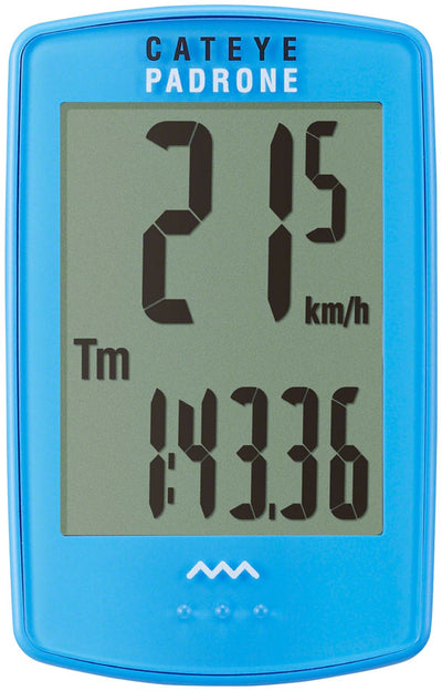 CatEye Padrone Wireless Bike Computer - Blue