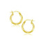 Boucles d'oreilles créoles en or jaune 10k poli - 15 mm