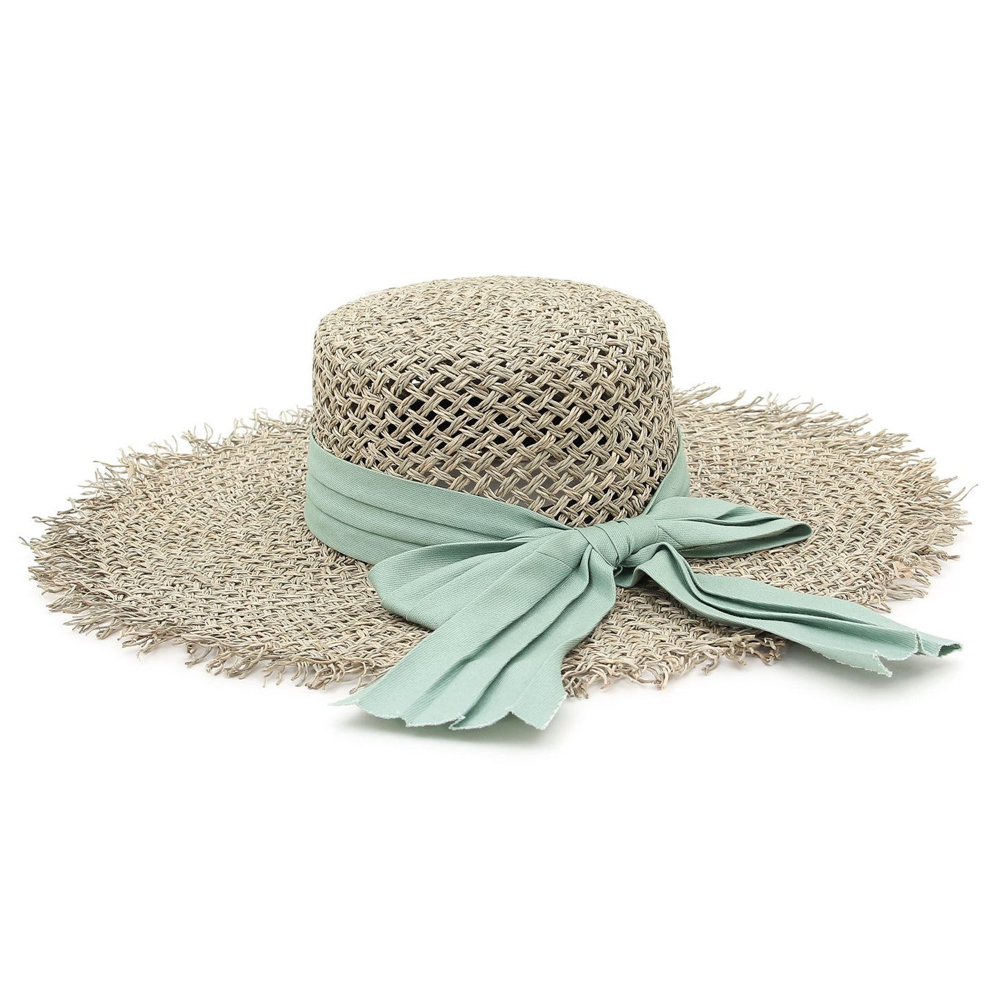 Seaside British Raffia Sun Hat for Summer Adventures
