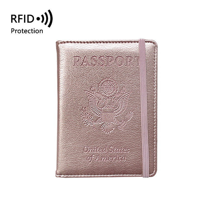Elegant Leather Passport Case for Travel and Daily Use