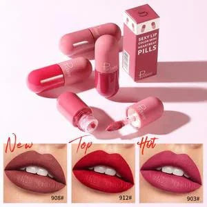 Glase de Labios Mini Cápsula de 18 Colores