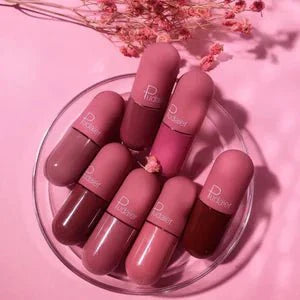 Glase de Labios Mini Cápsula de 18 Colores