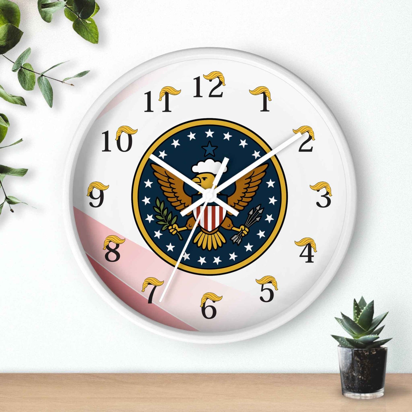 Political Parody Presidential Seal Wall Clock - 10" Round