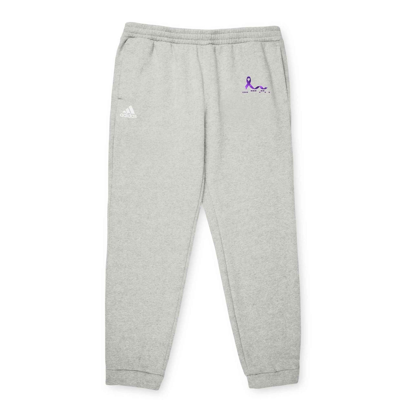 Epilepsy Awareness HOPE Morse Code Men's Joggers - Purple Ribbon