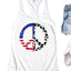 USA Leopard Peace Tank Top