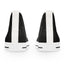 Women’s Black High-Top Sneakers – Political Parody Statement Shoes
