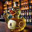 10 Oz Middle Finger Duck Bottle - Funny Whiskey Duck Decanter. Great Prank Decoration for Bar, Office or Home - Korvel