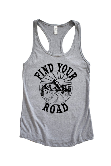 Find Your Road Racerback Tank Top