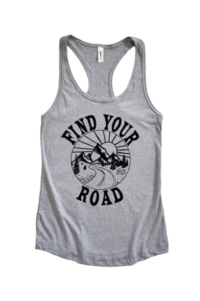 Find Your Road Racerback Tank Top