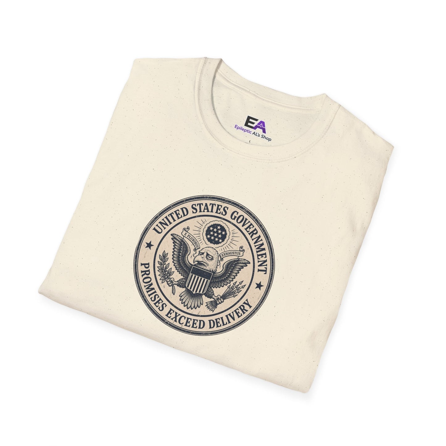 T-shirt avec le sceau du gouvernement des États-Unis - T-shirt en coton premium