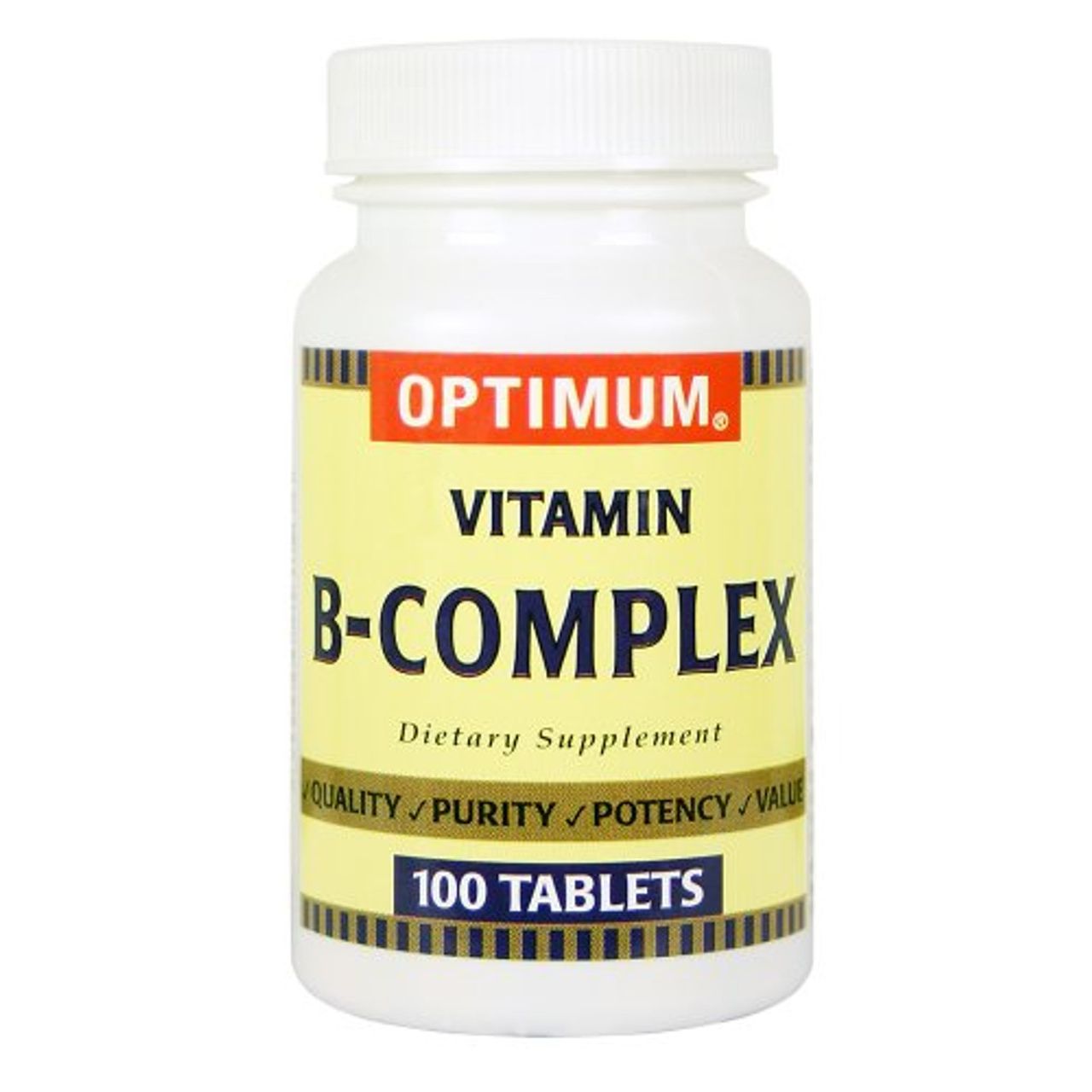 Optimum Vitamin B Complex Supplement Tablets