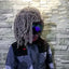 Cubierta de casco de esquí con dreadlocks reggae jamaicanos