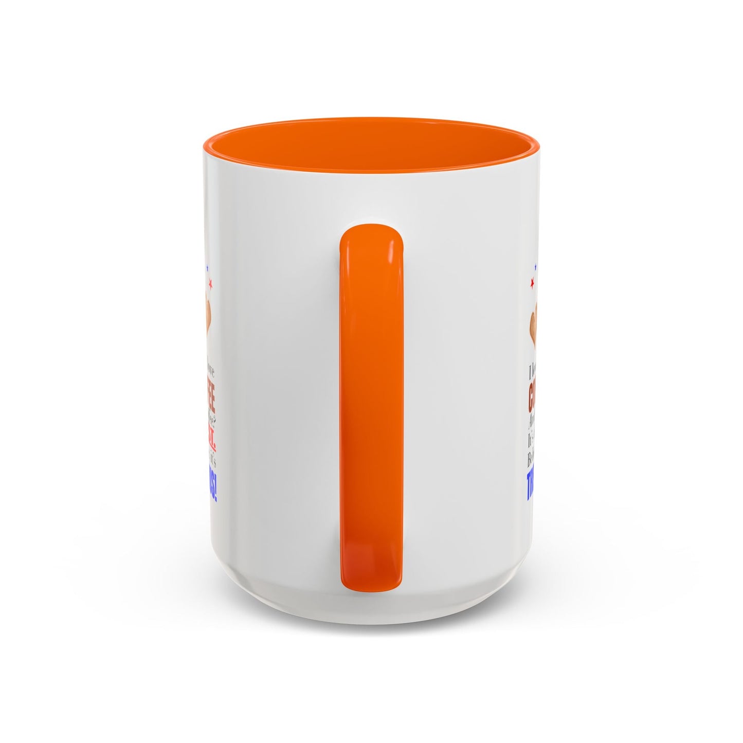 Taza de café de acento vibrante