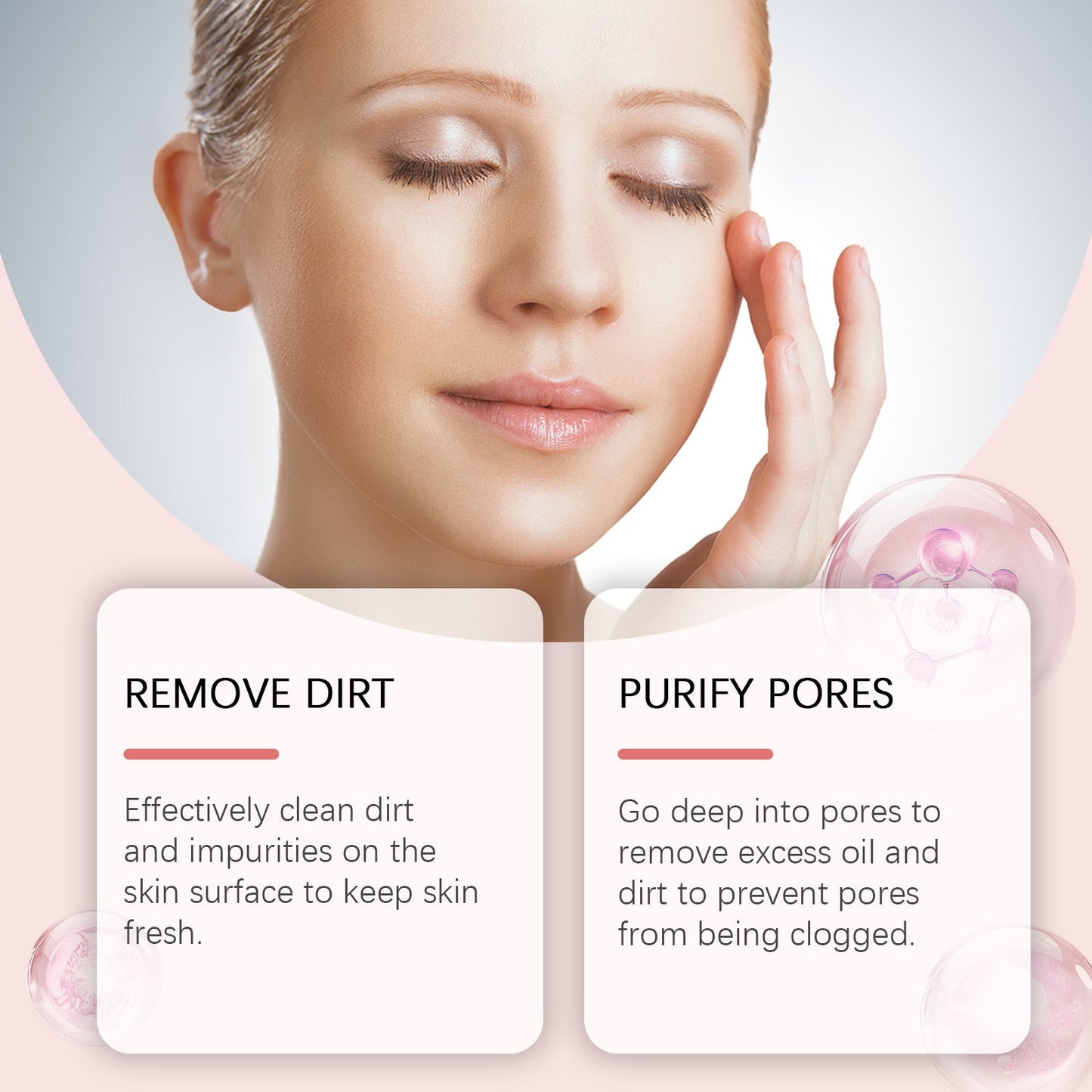 Pore Cleansing Cleanser Cleans Impurities From The Face, Moisturizes The Skin And Is Gentle And Moisturizing - Korvel