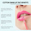 Cotton Swab Lip Glaze - Portable Moisturizing Lip Color