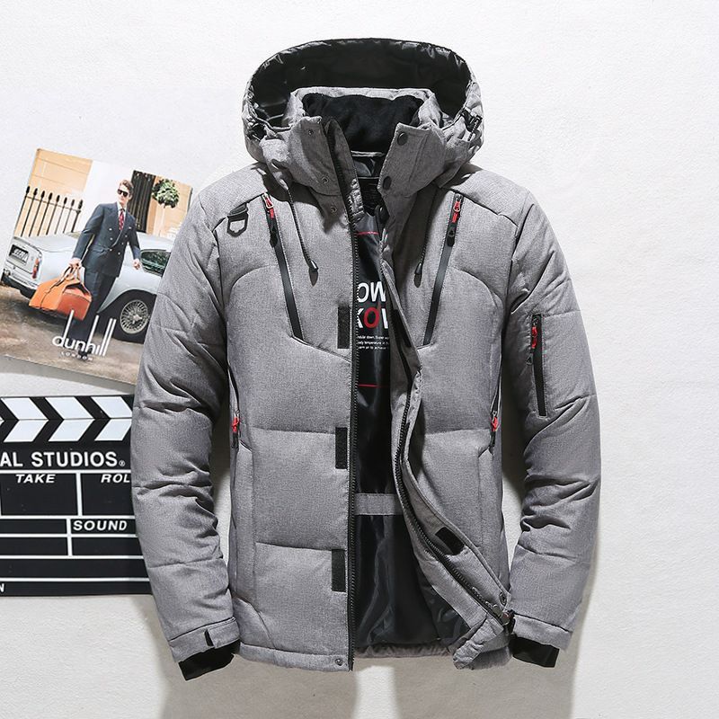 Men's Windproof Hooded Jacket for Outdoor Leisure