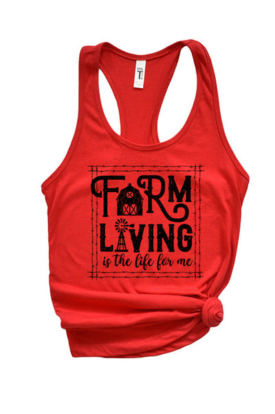 Farm Living Racerback Tank Top