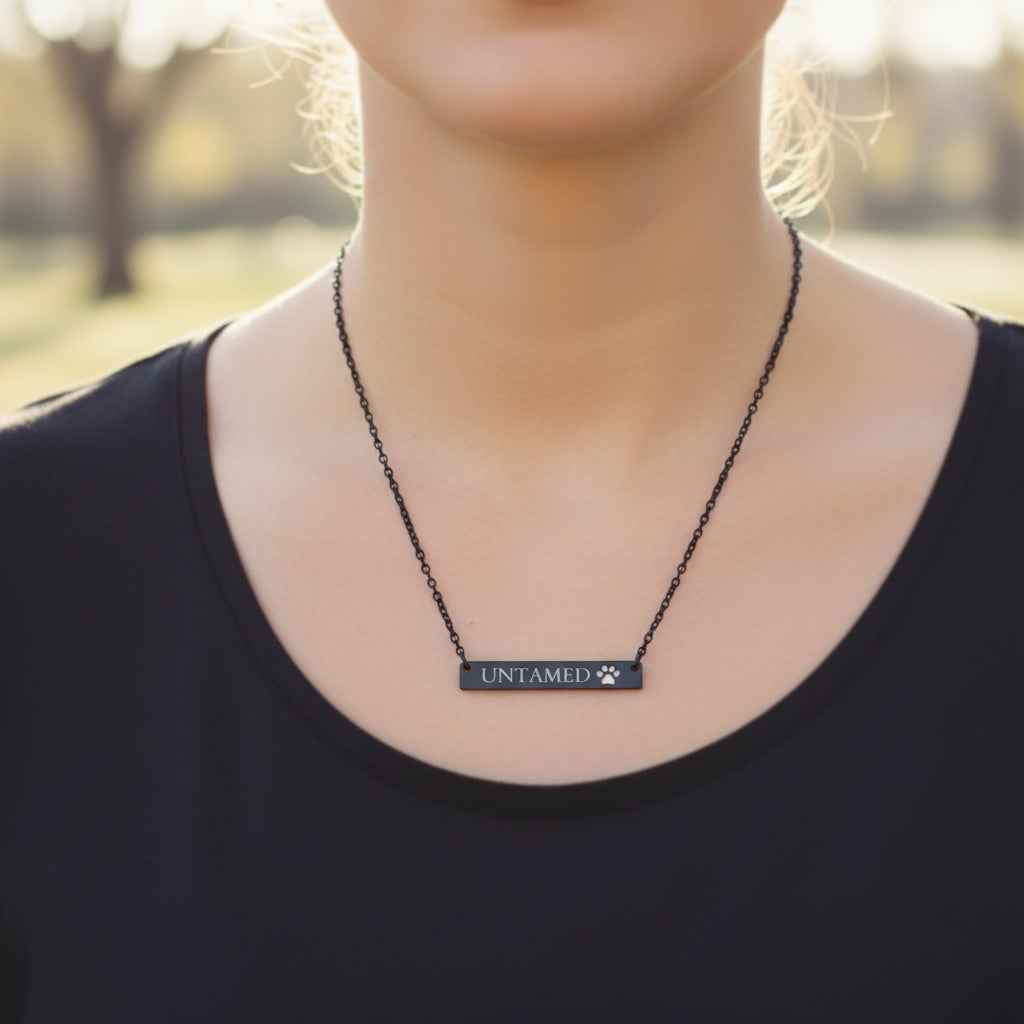 Collar de Barra Paw UNTAMED – Actitud Minimalista para Gatos