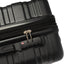 Hardshell Luggage Sets 3 Pcs Spinner Suitcase with TSA Lock Lightweight 20''24''28''   Black + ABS - Korvel