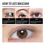 Crushed Diamond Mascara, Set Primer Instant Dry Film Flash Tear Eye Non-Smell-Free Mascara - Korvel