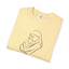 Camiseta Madre y Gato Abrazo | Camiseta Minimalista de Arte Lineal para Mamás de Gatos