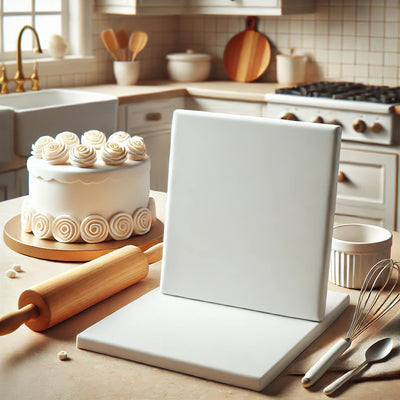Karolyn's Premium White Polyethylene Cutting Board, 18" x 12" x 1/2"