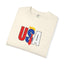 Camiseta Unisex Gráfica Colorida de EE. UU.