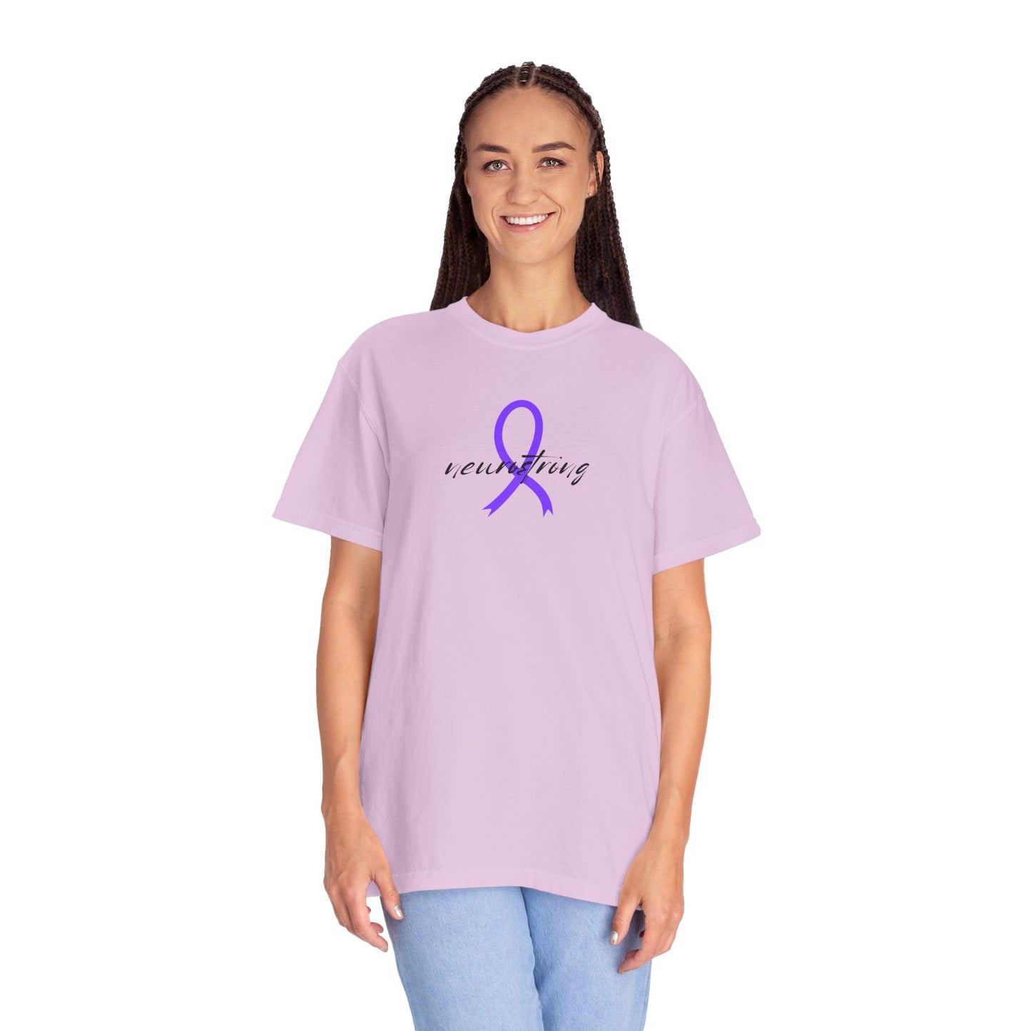 Neurostrong Epilepsy Awareness T-Shirt | Purple Ribbon Tee