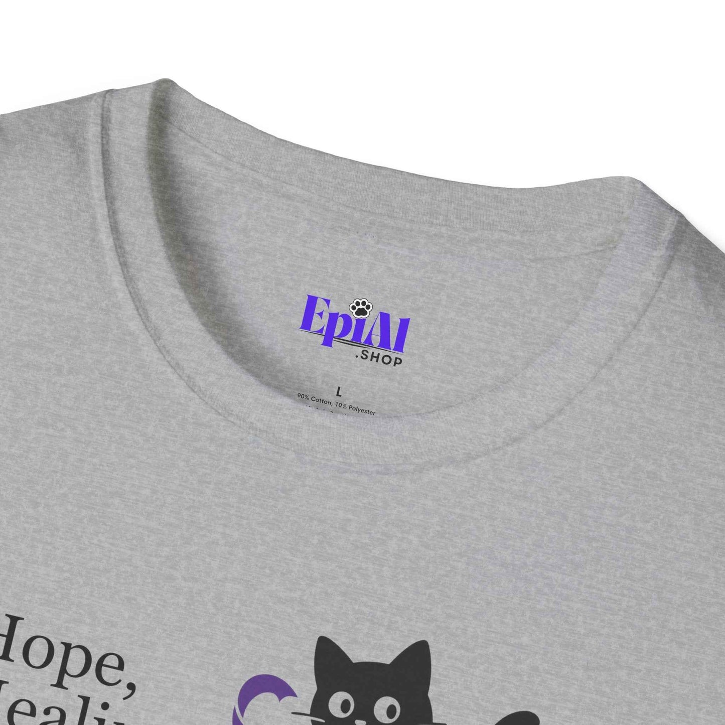 Hope & Hairballs Cat T-Shirt – Epikitty Parent Awareness Tee