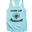 Chin Up Buttercup Racerback Tank Top
