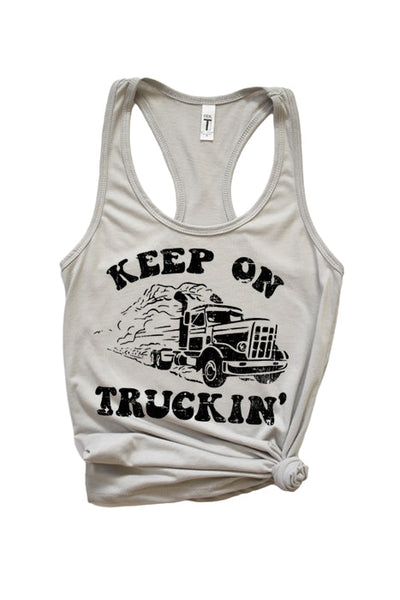 Keep on Truckin' Racerback Tank Top