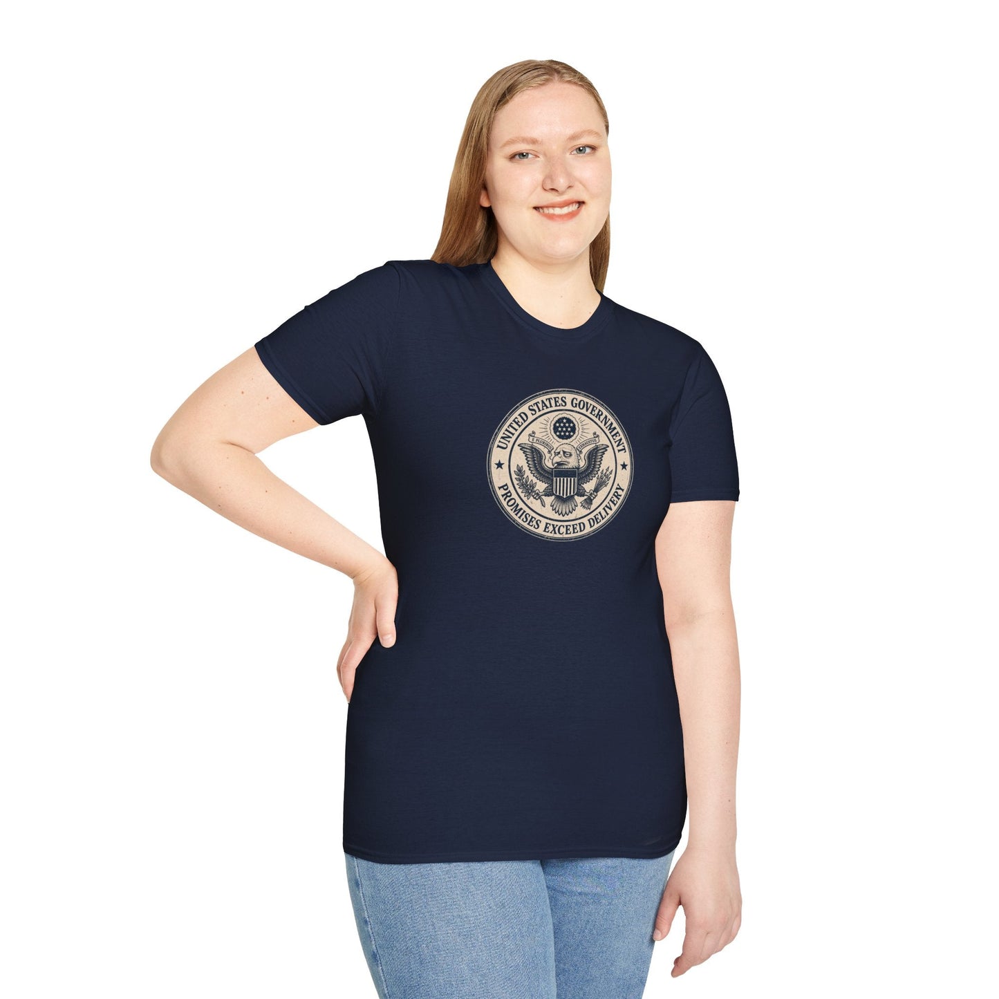 T-shirt avec le sceau du gouvernement des États-Unis - T-shirt en coton premium