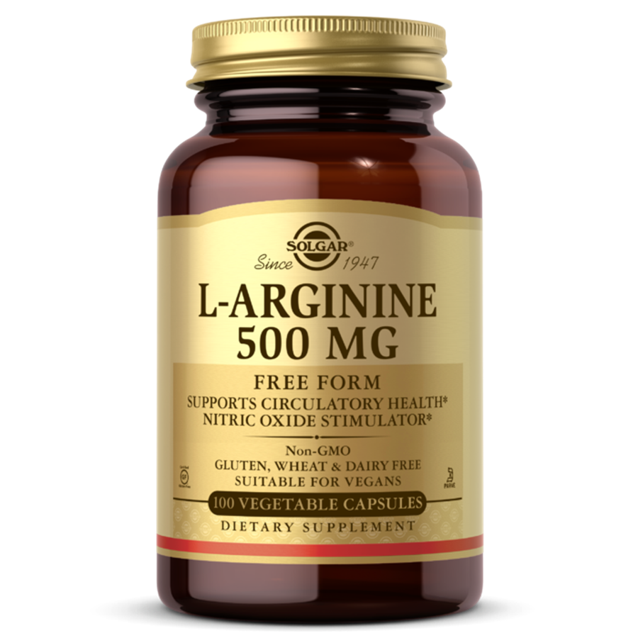 Solgar L-Arginine 500 Mg - 100 Capsules Végétales