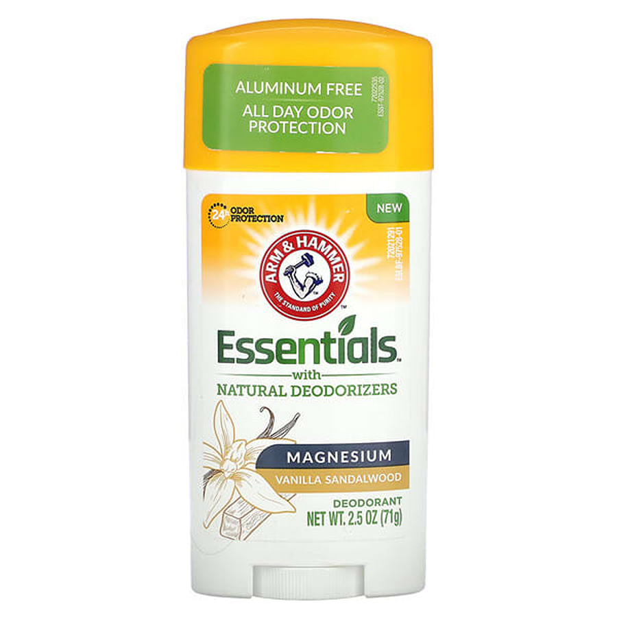 Déodorant Arm & Hammer Essentials Crisp Magnesium Vanille Bois de Santal