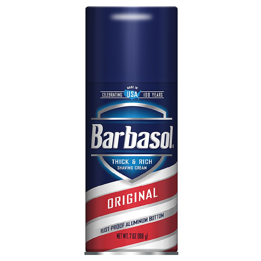 Barbasol Original Shaving Cream, Thick & Rich, 7 Ounce