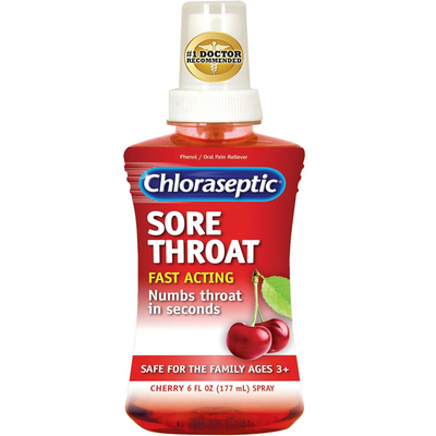 Chloraseptic Cherry Sore Throat Spray - 6 Fl Oz