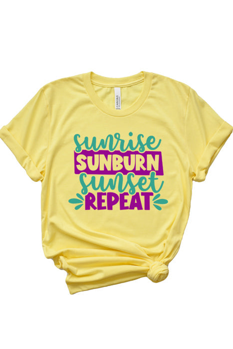 Sunrise Sunburn Sunset T-Shirt - Korvel