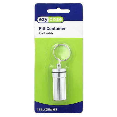 Ezy Dose Pill Container Keychain Fob - Pack of 6